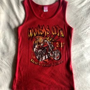 Betty Boop Graphic Tank Top